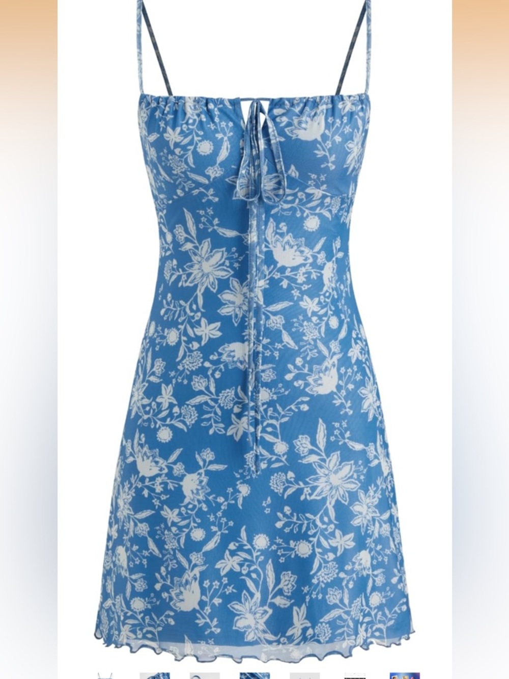 NWT CIDER Summer Floral Mini Dress Casual Cute Vacation Beach Sundress